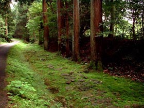 石畳の参道