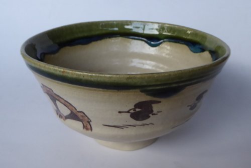 織部茶碗