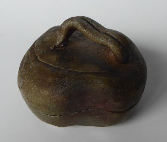 備前はじき香合