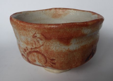 絵志野茶碗