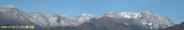 うっすら雪化粧