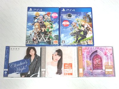 「Climber’s High!(初回限定盤)(DVD付)」「Fairy Castle(初回生産限定盤)(Blu-ray Disc付)」「True Destiny/Chain the world(初回限定盤)(DVD付)」「ソードアート・オンライン ゲームディレクターズエディション」「ソードアート・オンライン ―ホロウ・リアリゼーション― 」
