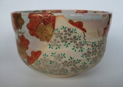 雲錦茶碗