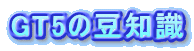 GT5の豆知識