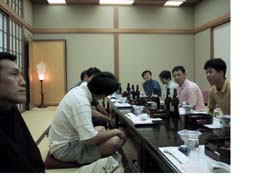 宴会開始前