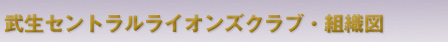 武生セントラルライオンズクラブ・組織図