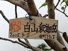 白山釈迦岳